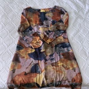 Anthropologie Maeve Eleonora Flight Shift Dress